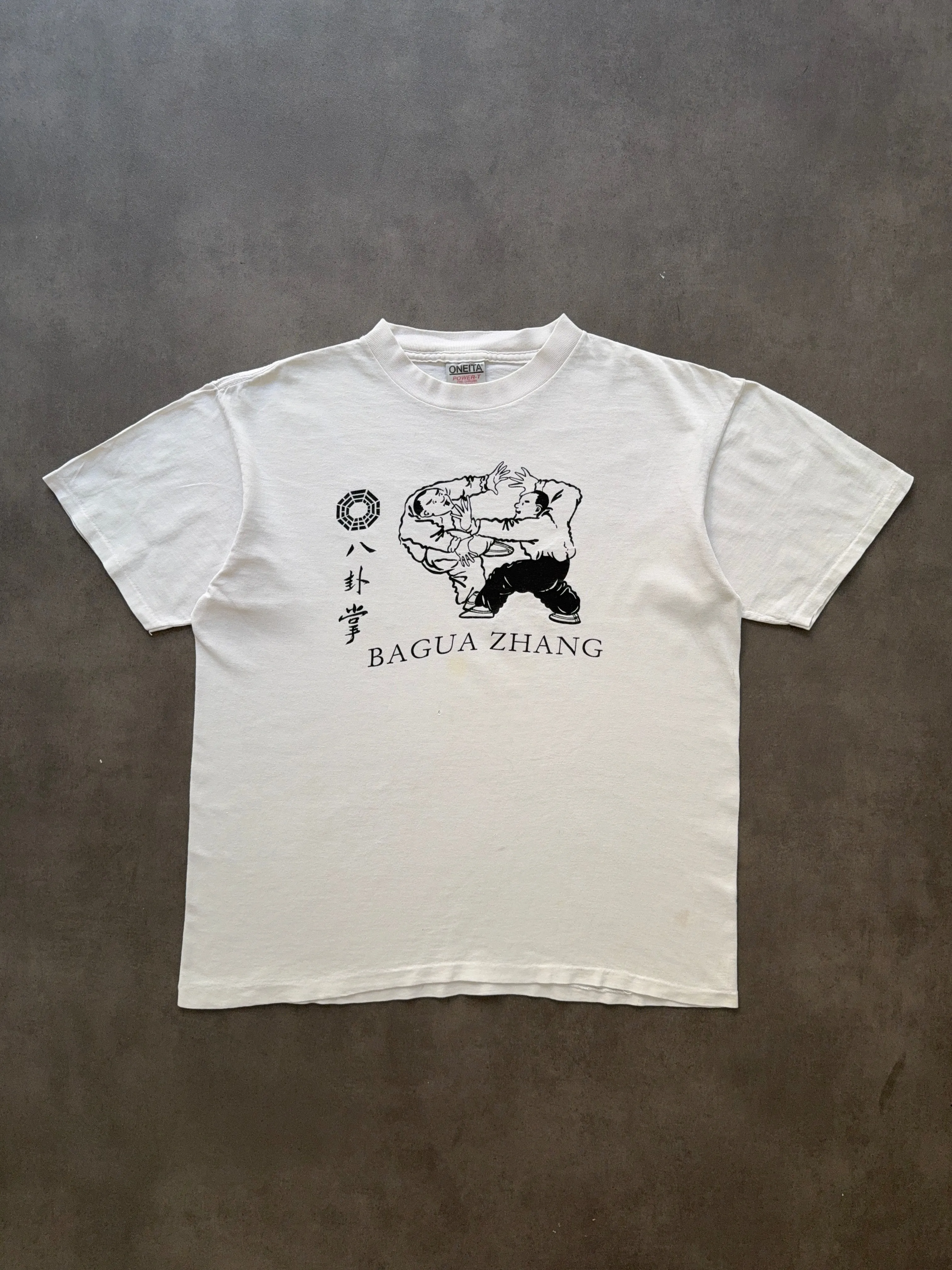 Yoga class No-Shrink Fabric 1980s Bagua Zhang tee (L)