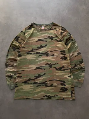 Perfect Comfort 1980s Camo Longsleeve t-shirt (M)