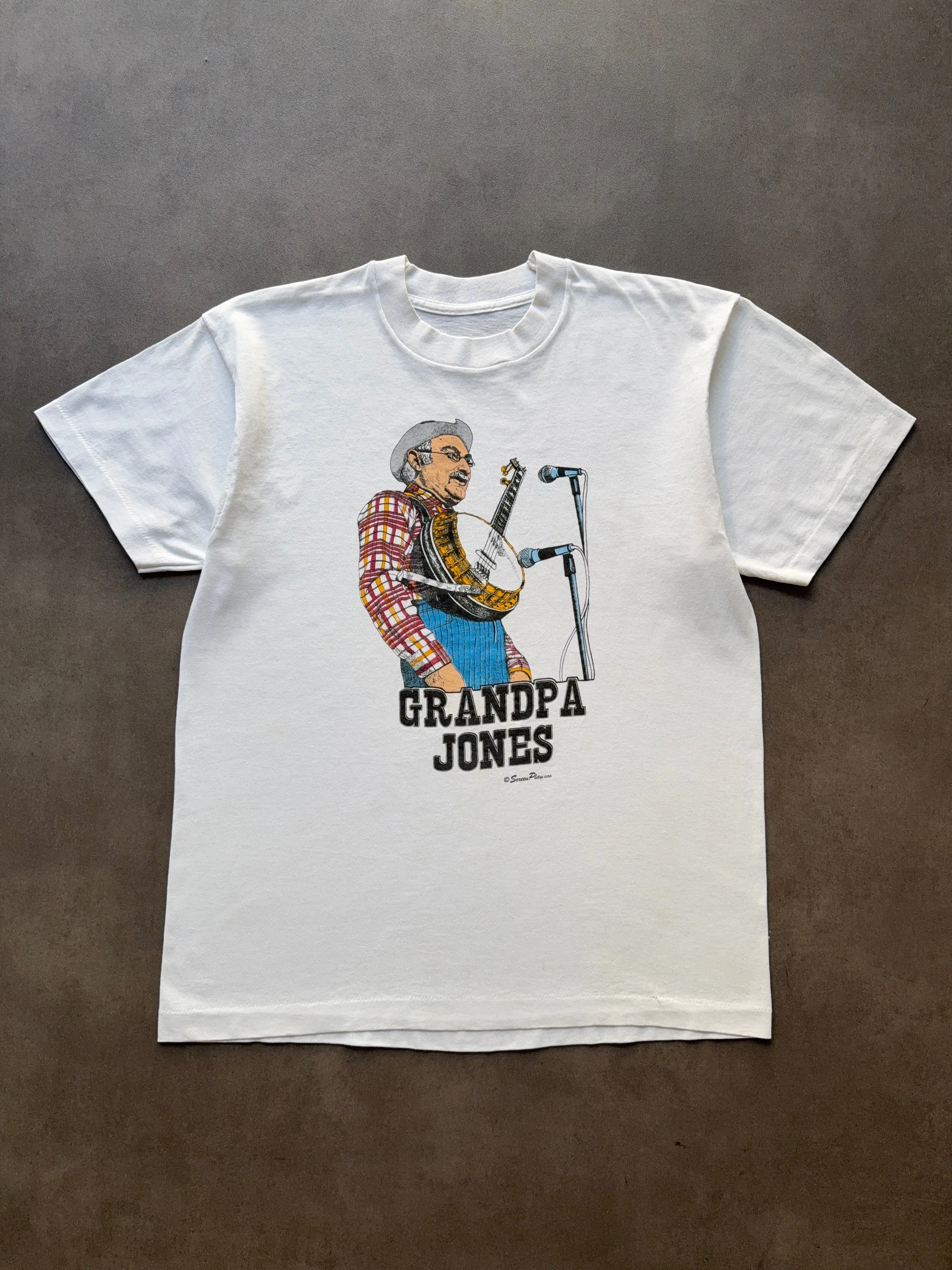 1980s Grandpa Jones tee (M) School Uniform