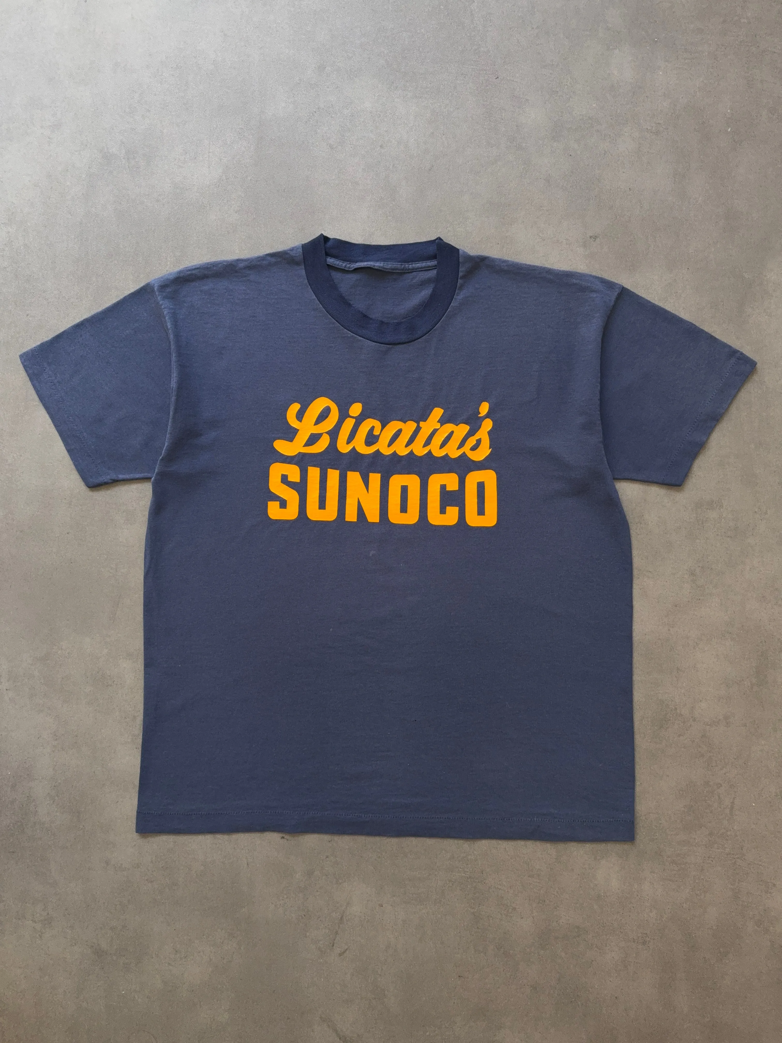 1980s Licata??s Sunoco faded tee (L) Versatile Wearable Minimal Fashion
