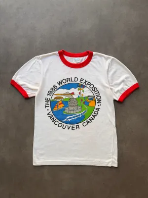 1980s World Expo tee (S) Sport Layer Fit Chic Outfit