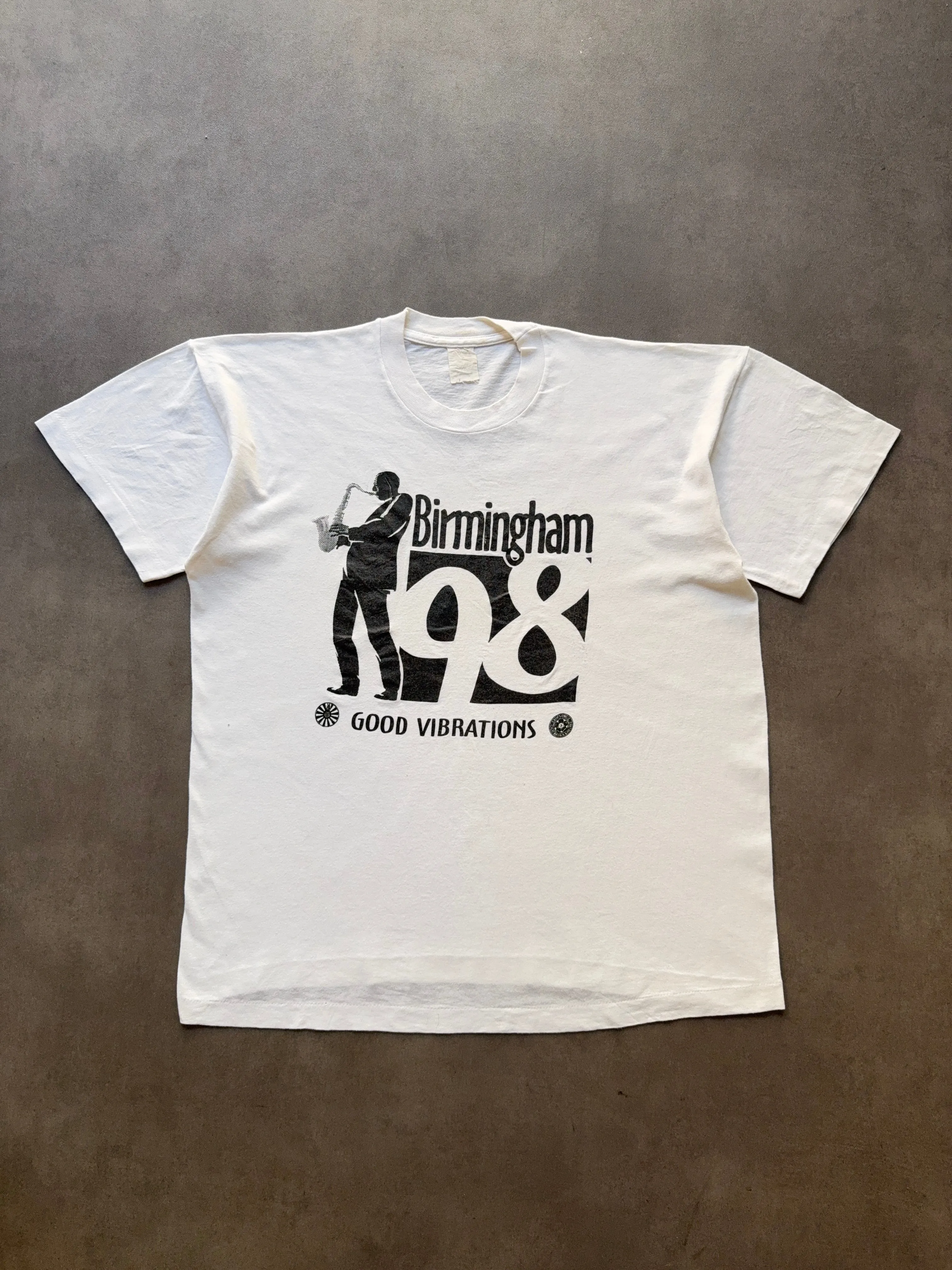 1990s City of Birmingham tee (L) casual and comfortable No Shrink Fabric