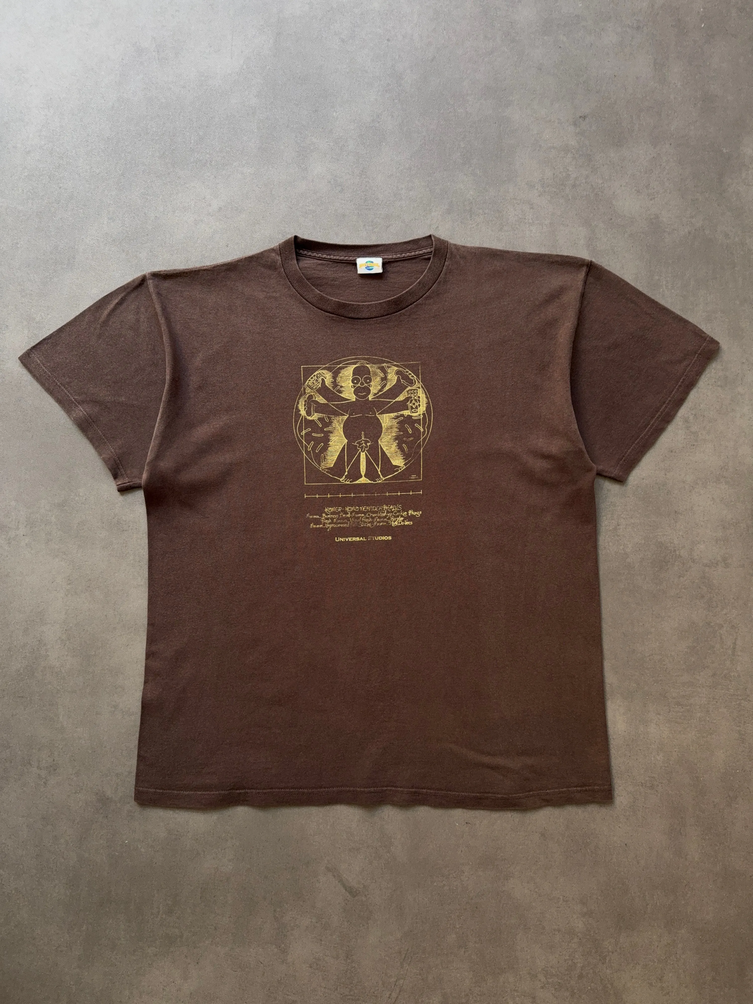 Printed Logo 1990s Homer Homoneanderthalus tee (XL)