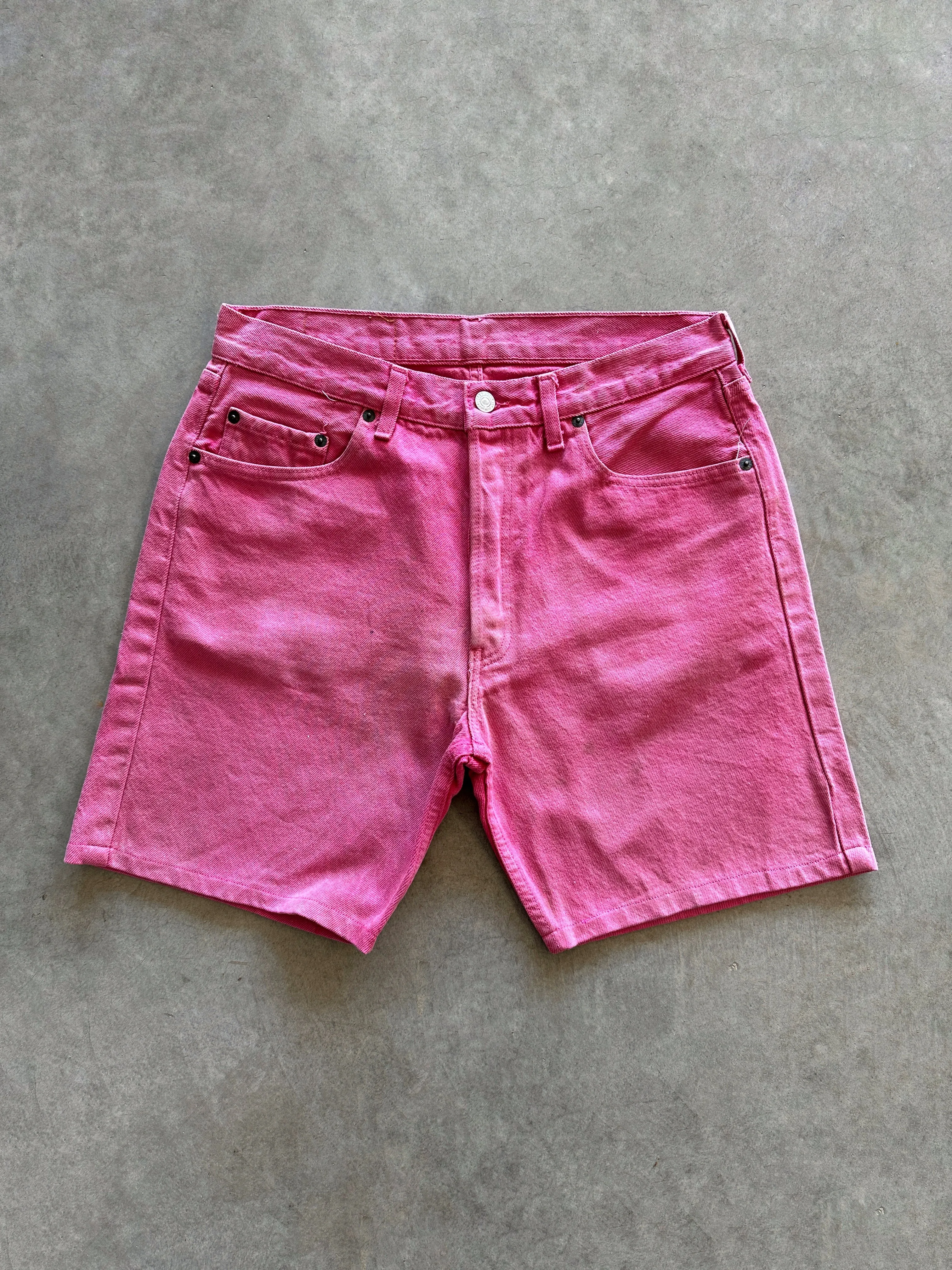 1990s Levis denim shorts (33) Plus Size Durable Hem Finishing
