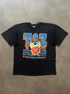 1990s Taz looney tunes Faded tee (XL) Relaxed Fit Design Seam Free Shoulders