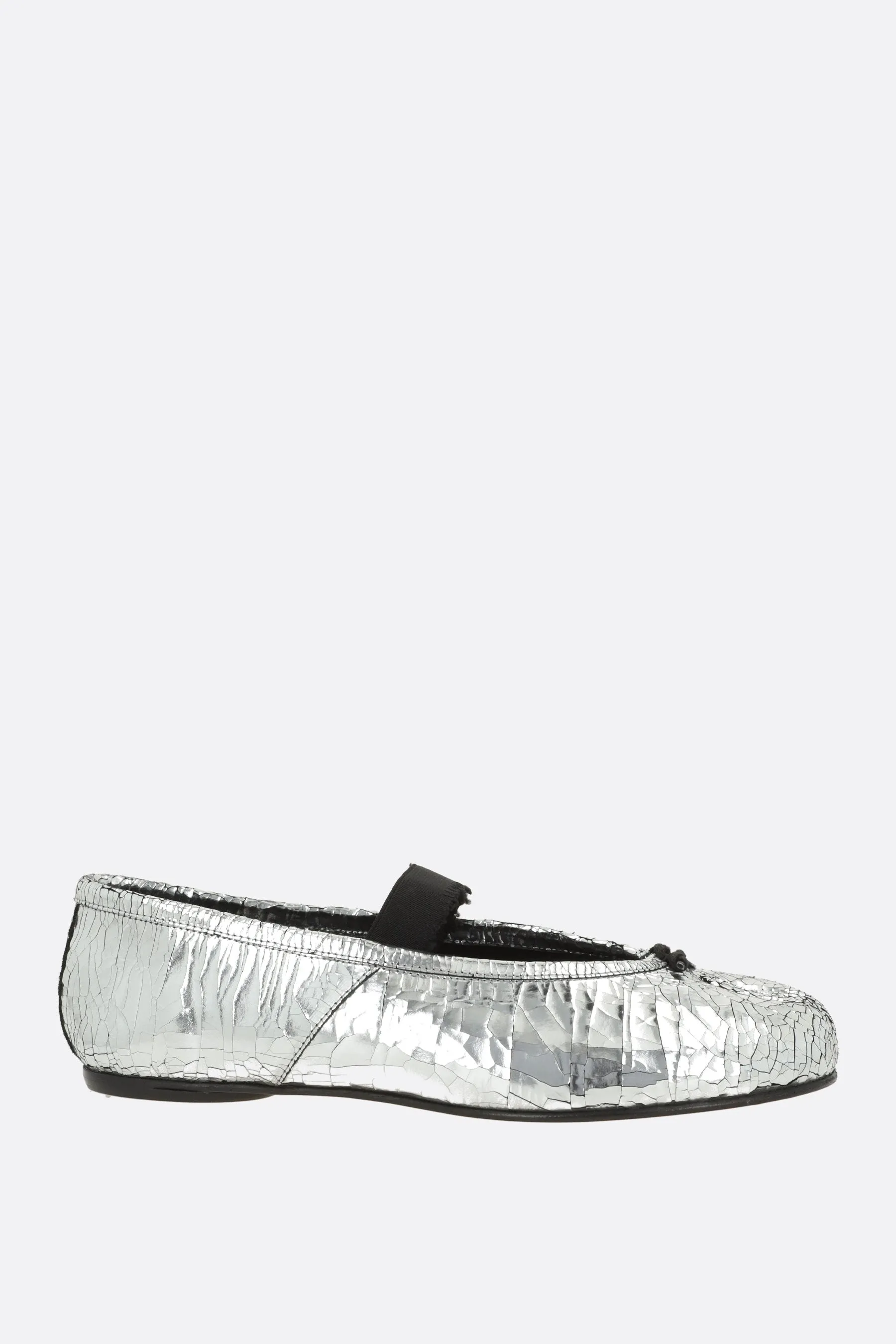 Urban Pulse Tabi ballerinas in craquel?? leather