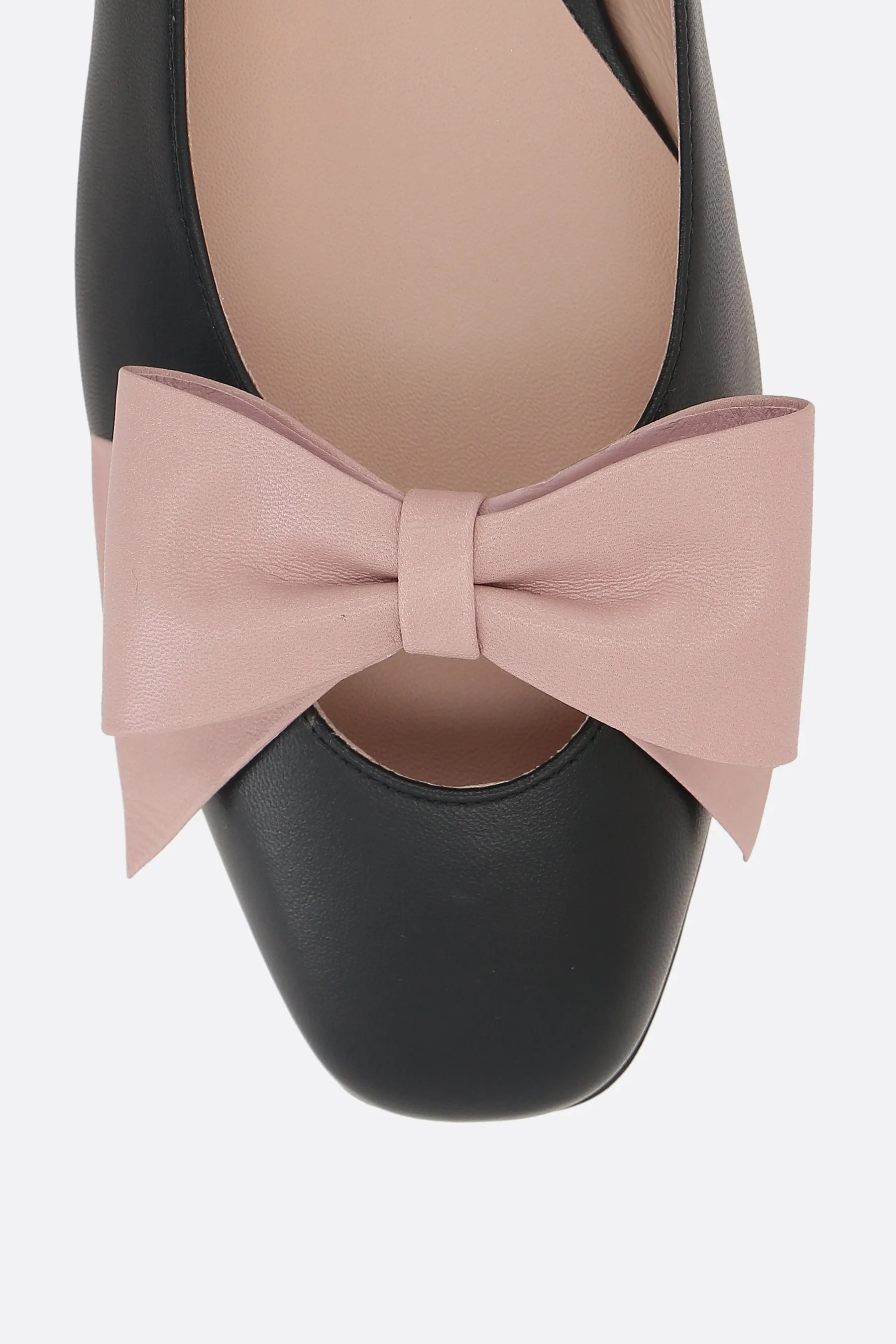 Any Weather Bowow ballerinas in smooth leather