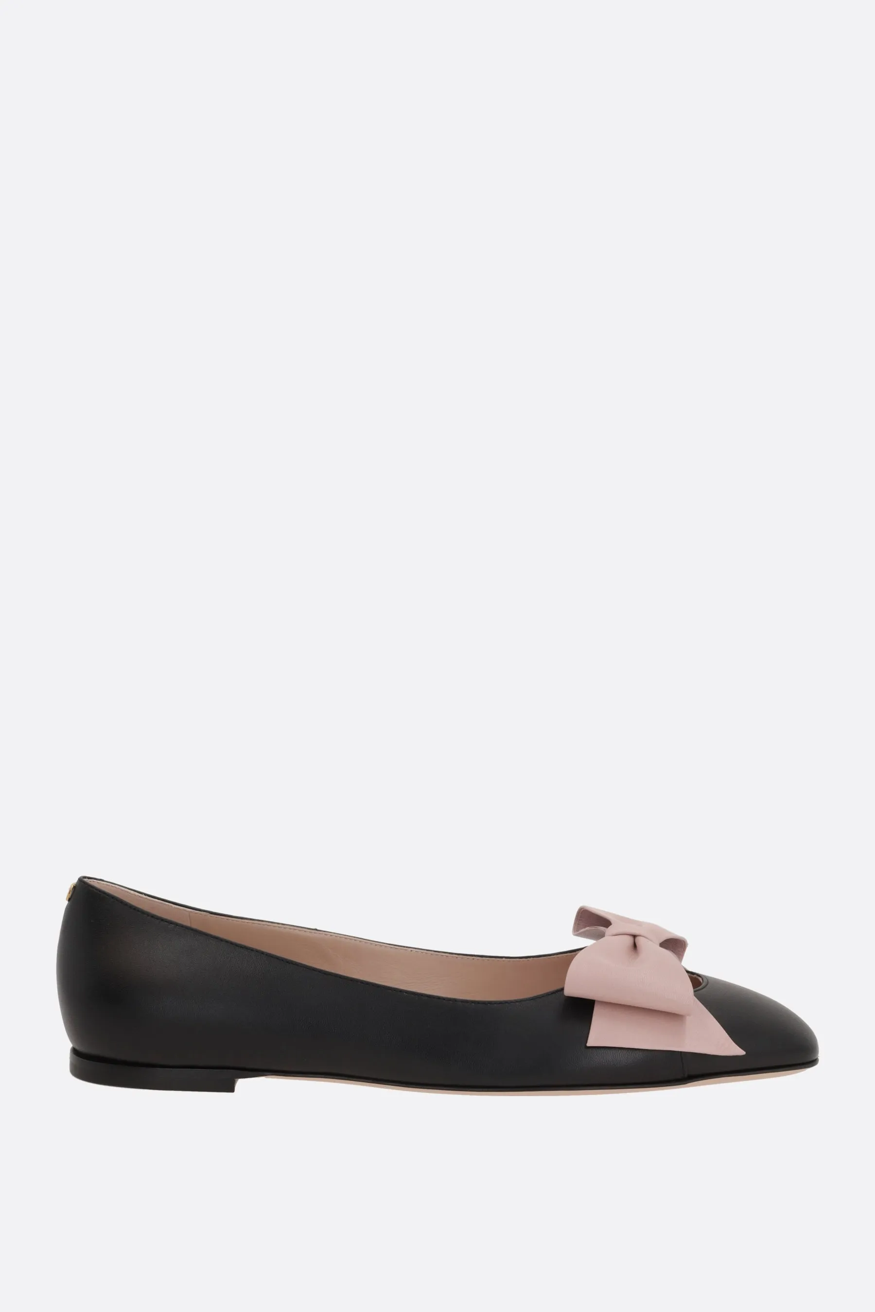 Ankle Collars Bowow ballerinas in smooth leather
