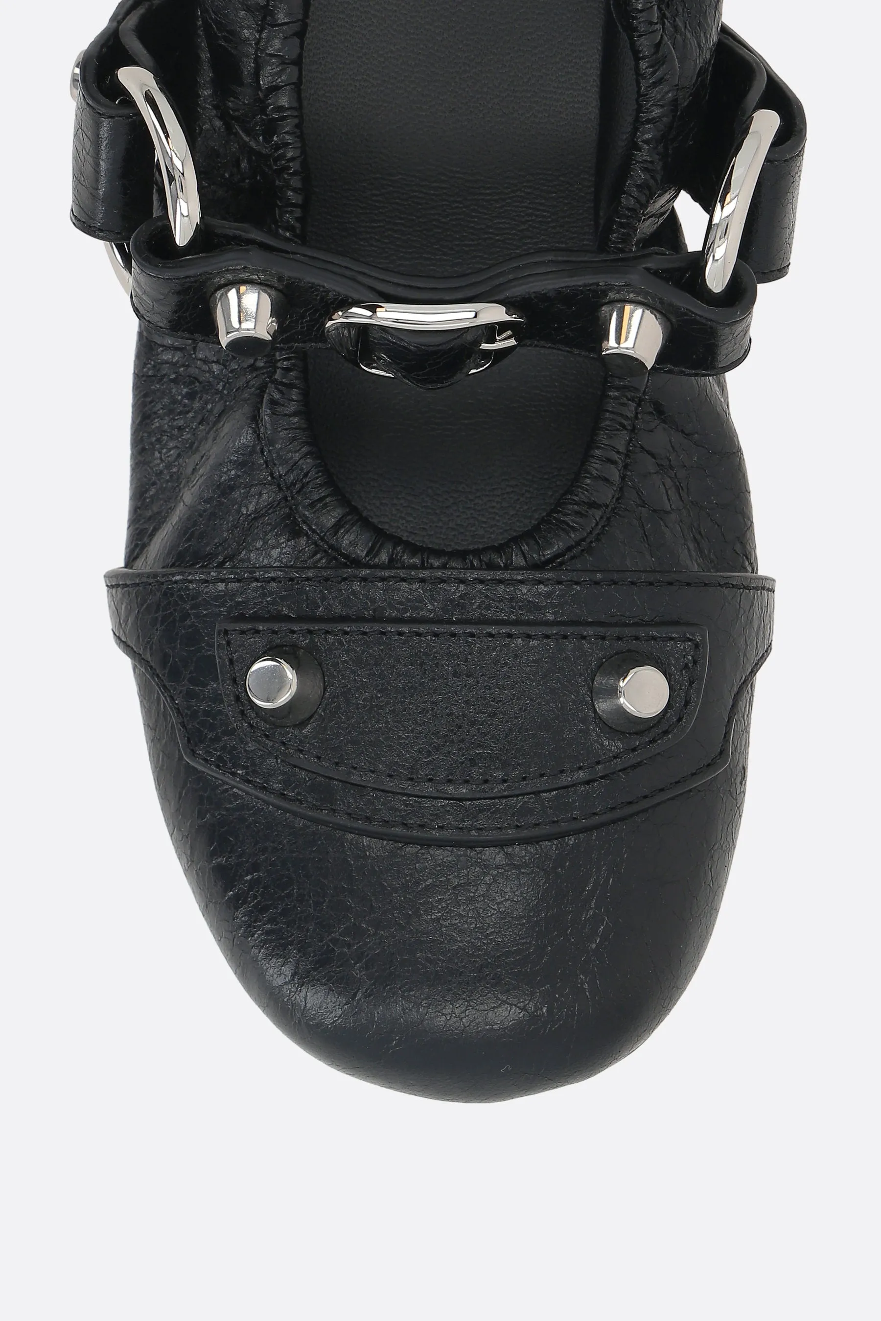 Cloud Soft Easy To Slip On City flat in Arena leather