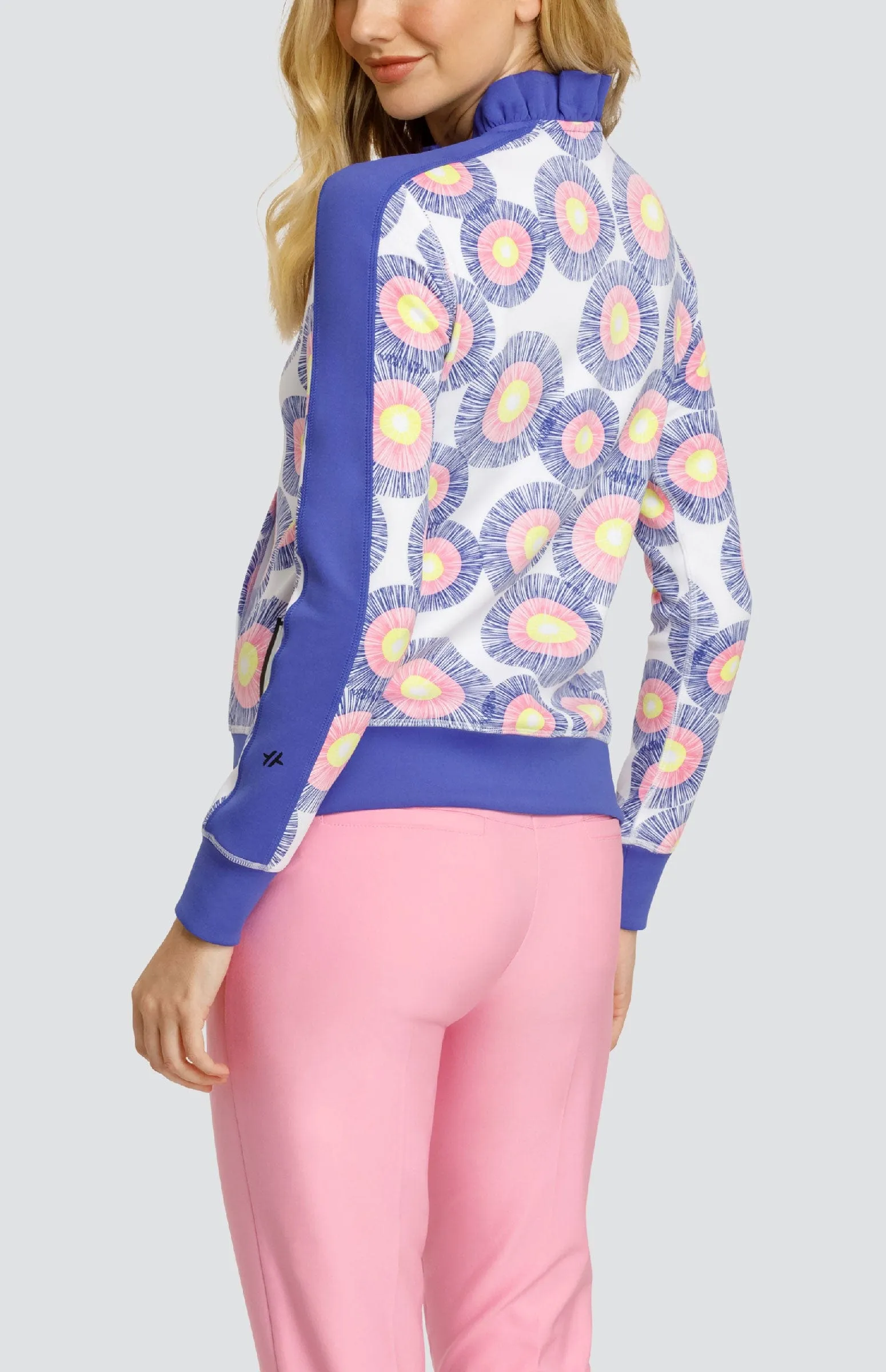 Outdoor Style Trend Condoleezza Lively Print Pullover