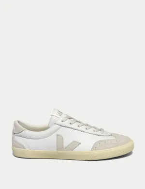 Volley Leather - White Natural EVA sole