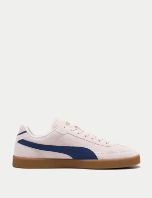 Club II Era Suede Sneakers - Jasmine Flower/Persian Blue chic aesthetic