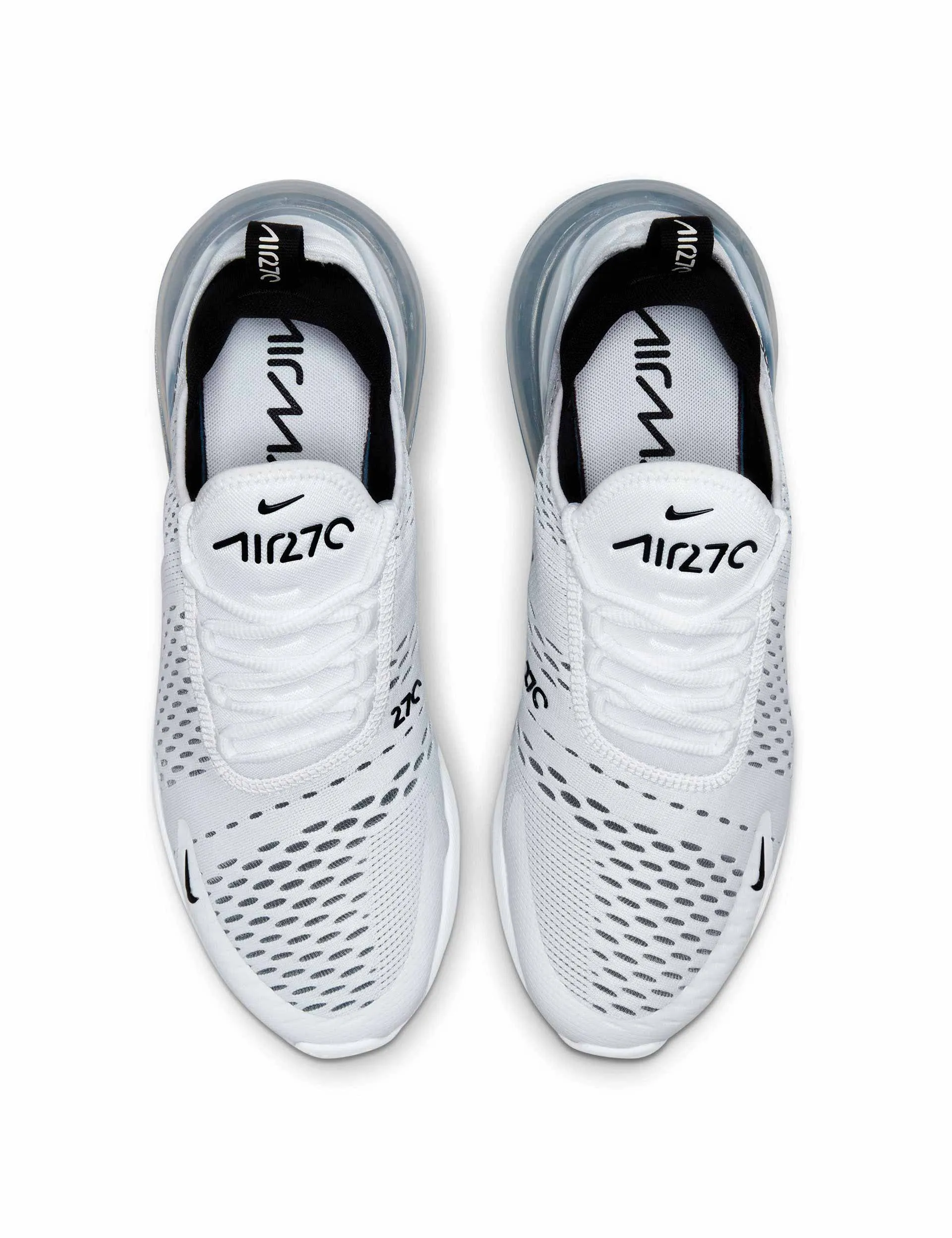 Air Max 270 Shoes - White/Black Open Fit
