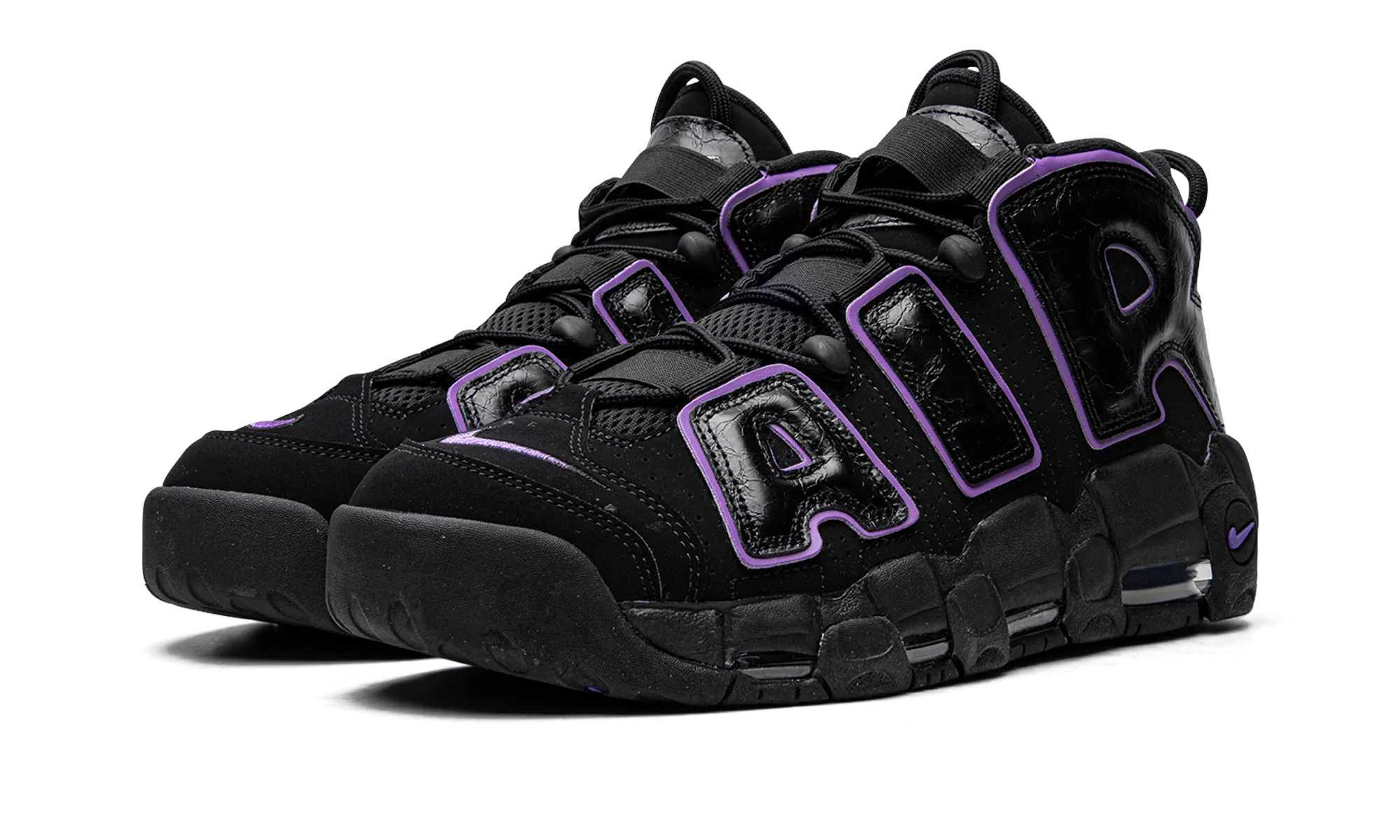 Air More Uptempo '96 "Action Grape" running shoes with padded tongues