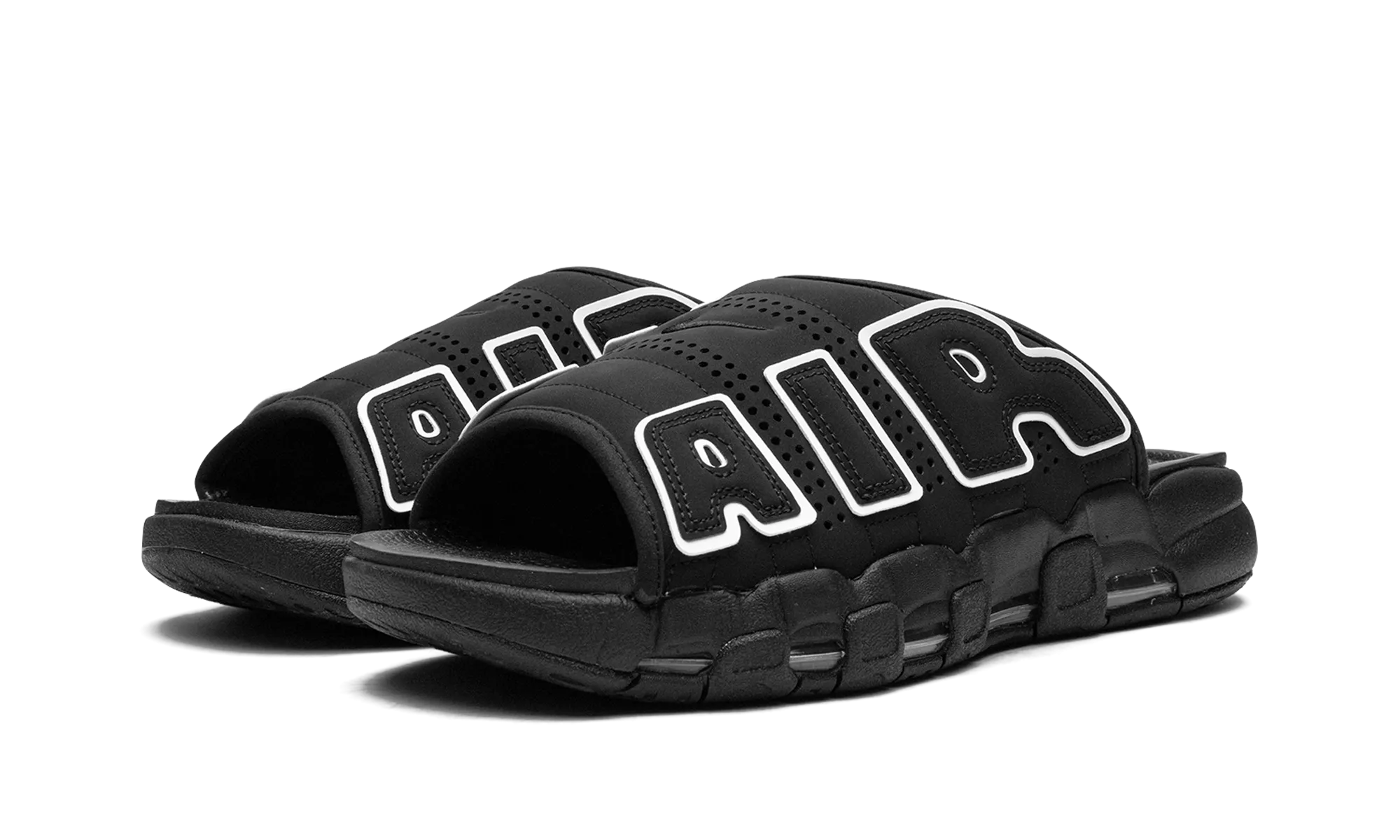 Air More Uptempo Slide OG "Black/White" Pace Training street