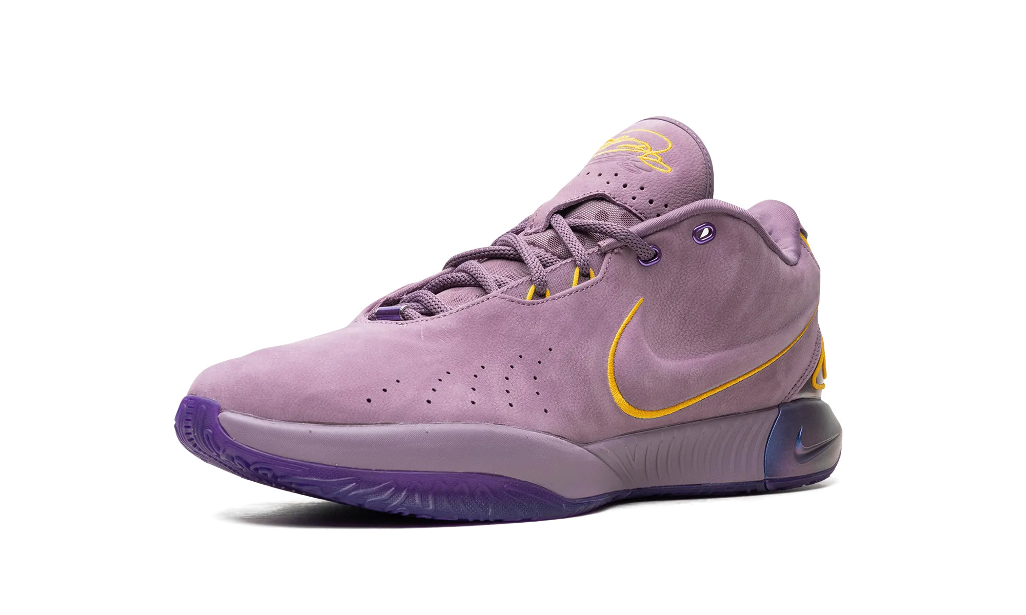 LeBron 21 "Purple Rain" celebrity - inspired Slip Resistant Groove Design