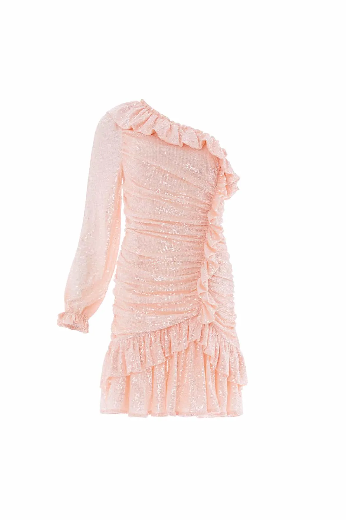 Alessia One-Shoulder Micro Mini Dress Fall Fashion