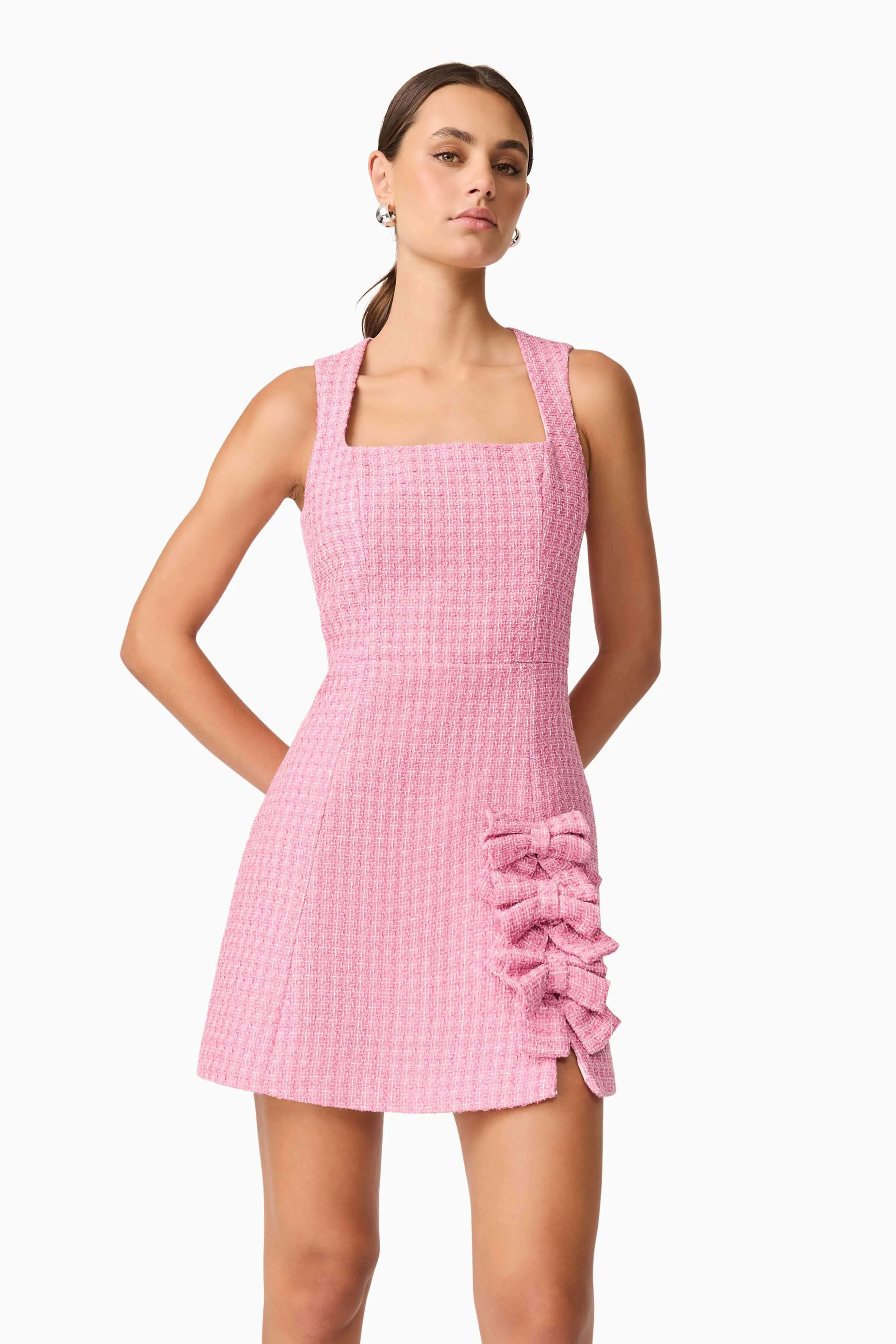 Pure Fit Alia A Line Mini Dress in Pink