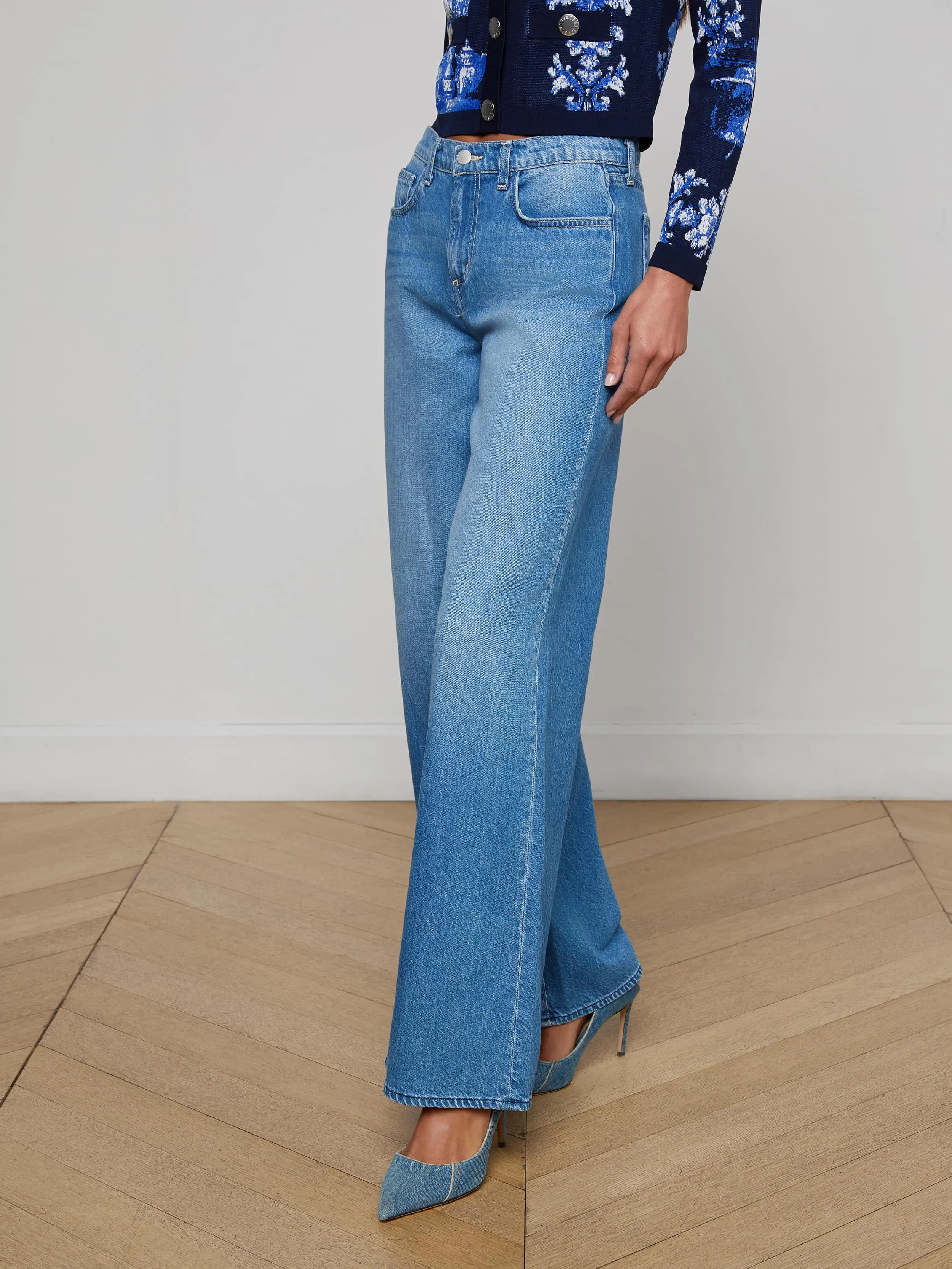 Always Stylish Neutral Fit Piece Alicent Wide-Leg Jean