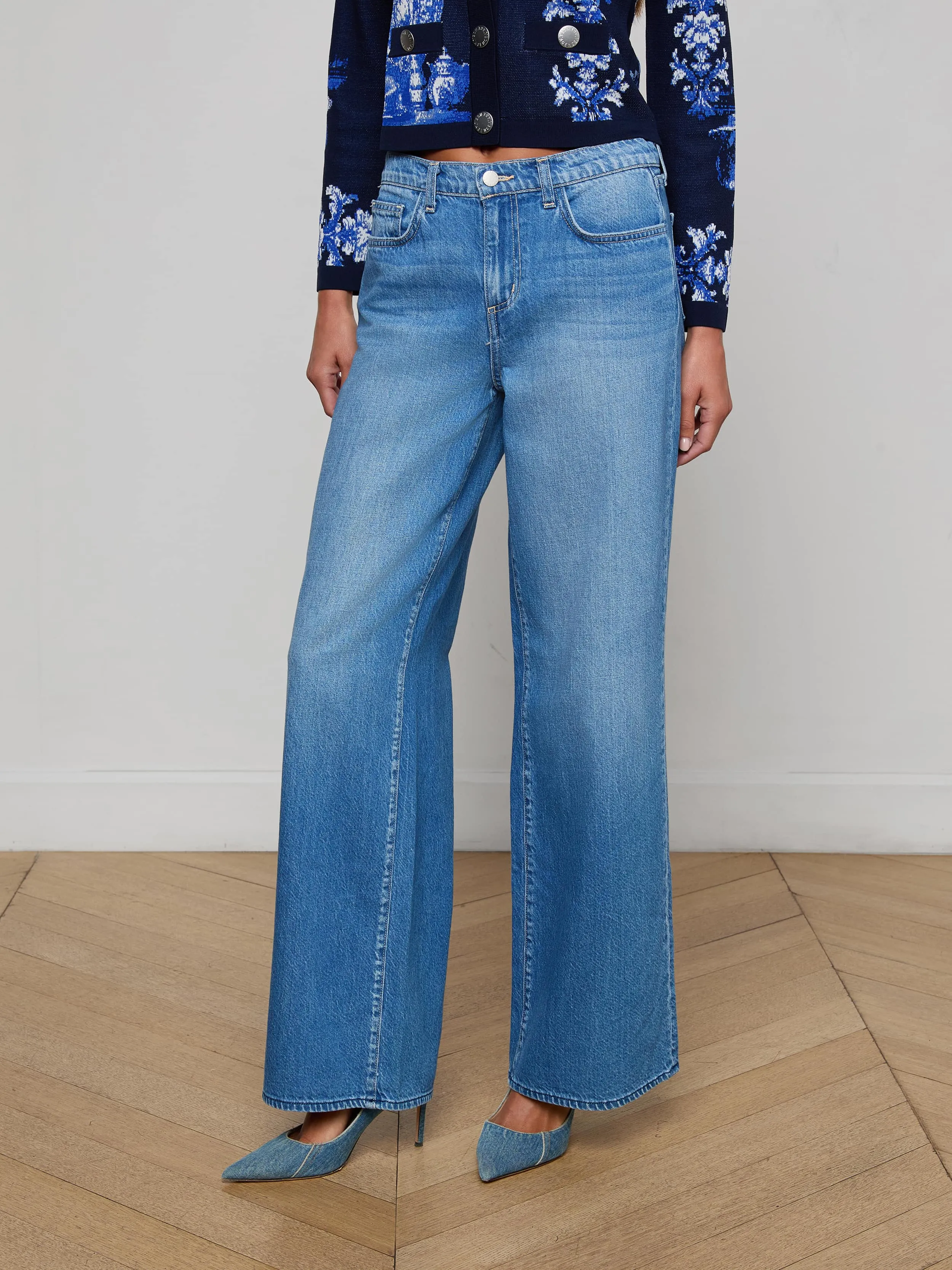 Sleek Waist Daily Go-To Alicent Wide-Leg Jean