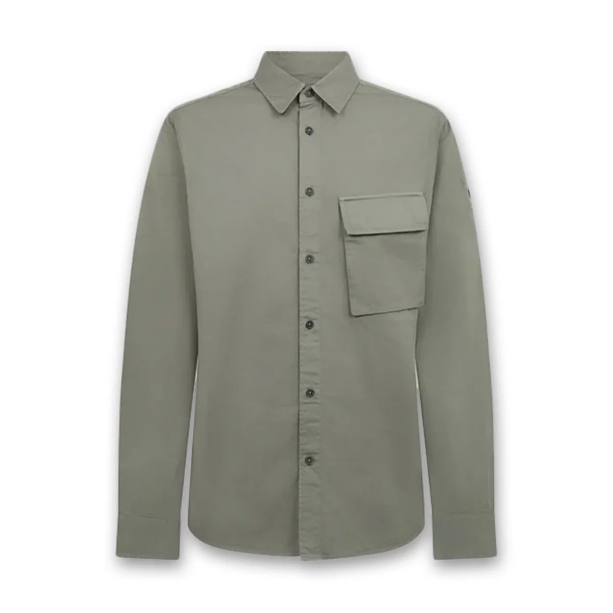 Belstaff - Scale Shirt in Sage Green Yoga flexibility