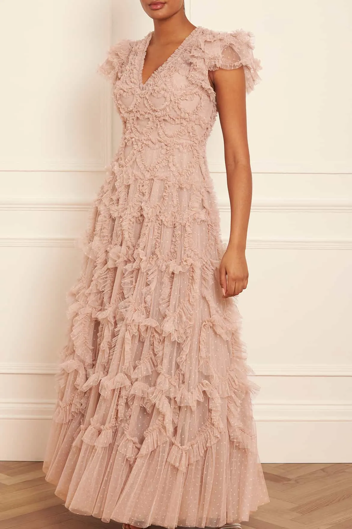 Versatile occasion dress Bride Side Amorette V-Neck Gown