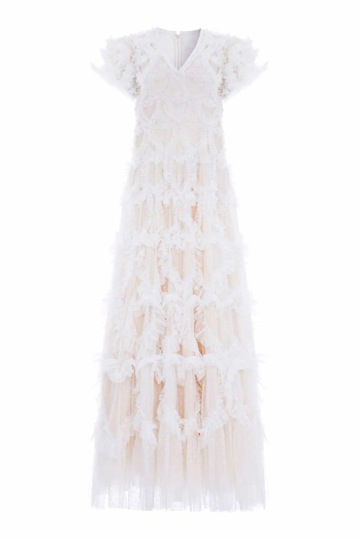 Amorette V-Neck Gown Soft Layering ElasticWaistband