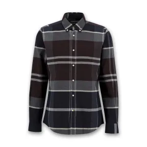 Barbour - Iceloch Tialored Shirt in Midnight Oak Tartan Casual Vibes Urban Casual Look