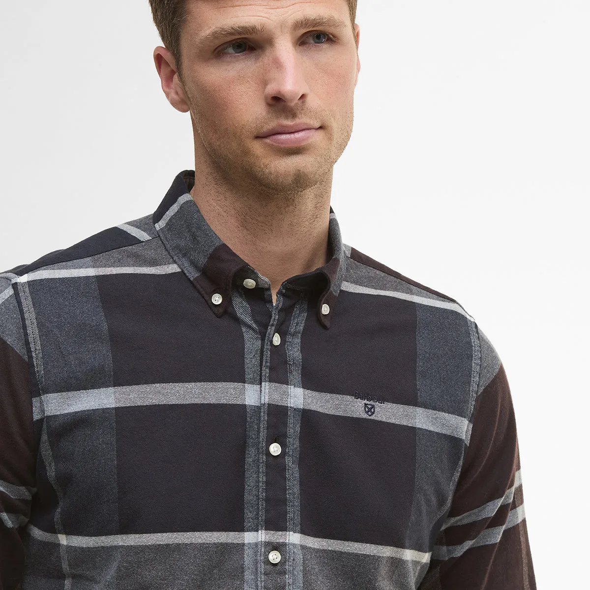 Cozy Wear Design Barbour - Iceloch Tialored Shirt in Midnight Oak Tartan