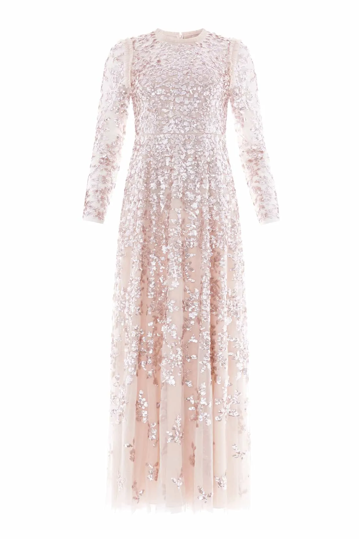 Rosanna Lattice Round Neck Gown Daily Option