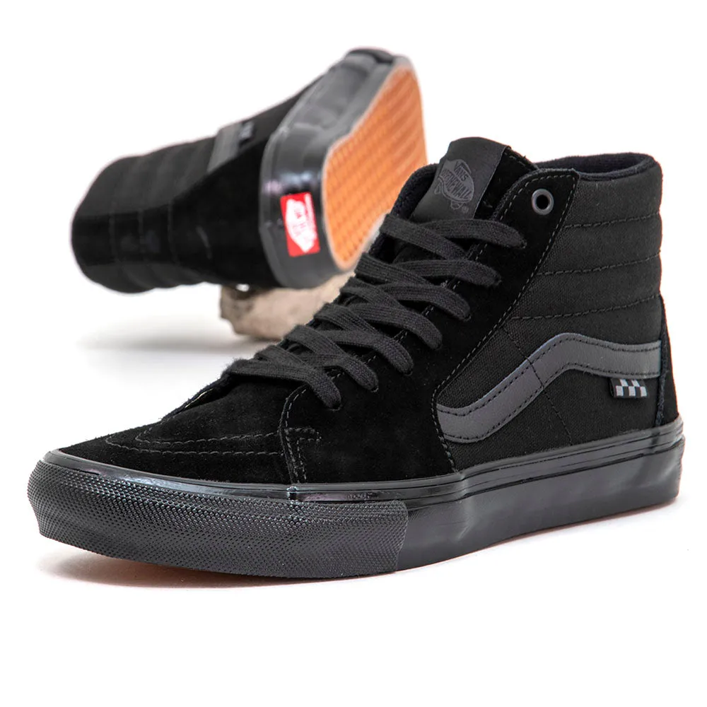 Comfort arch Breathable Skate Sk8-Hi (Black / Black)
