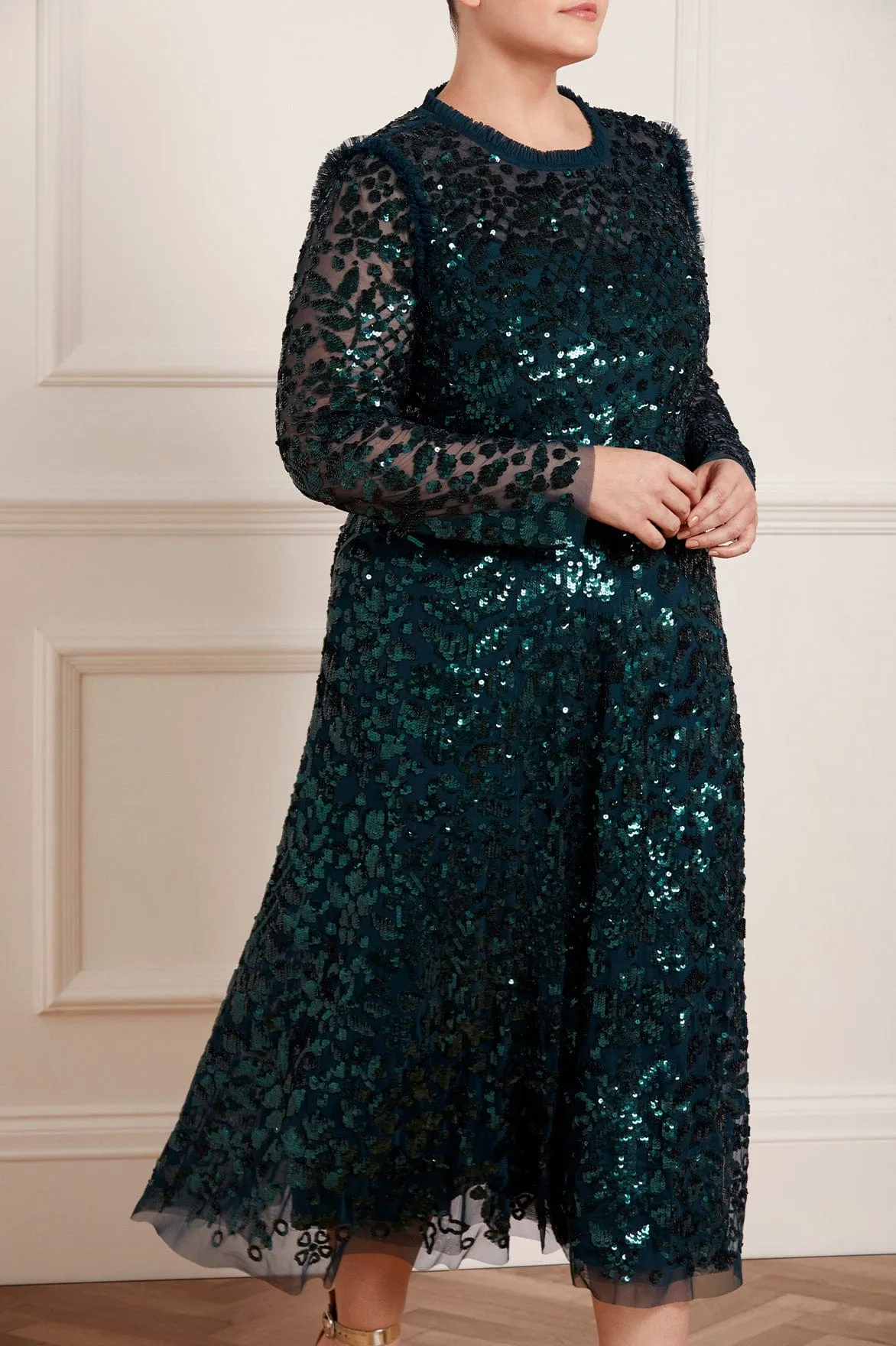 Perfect Design Minimal Comfort Aurelia Long Sleeve Ballerina Dress