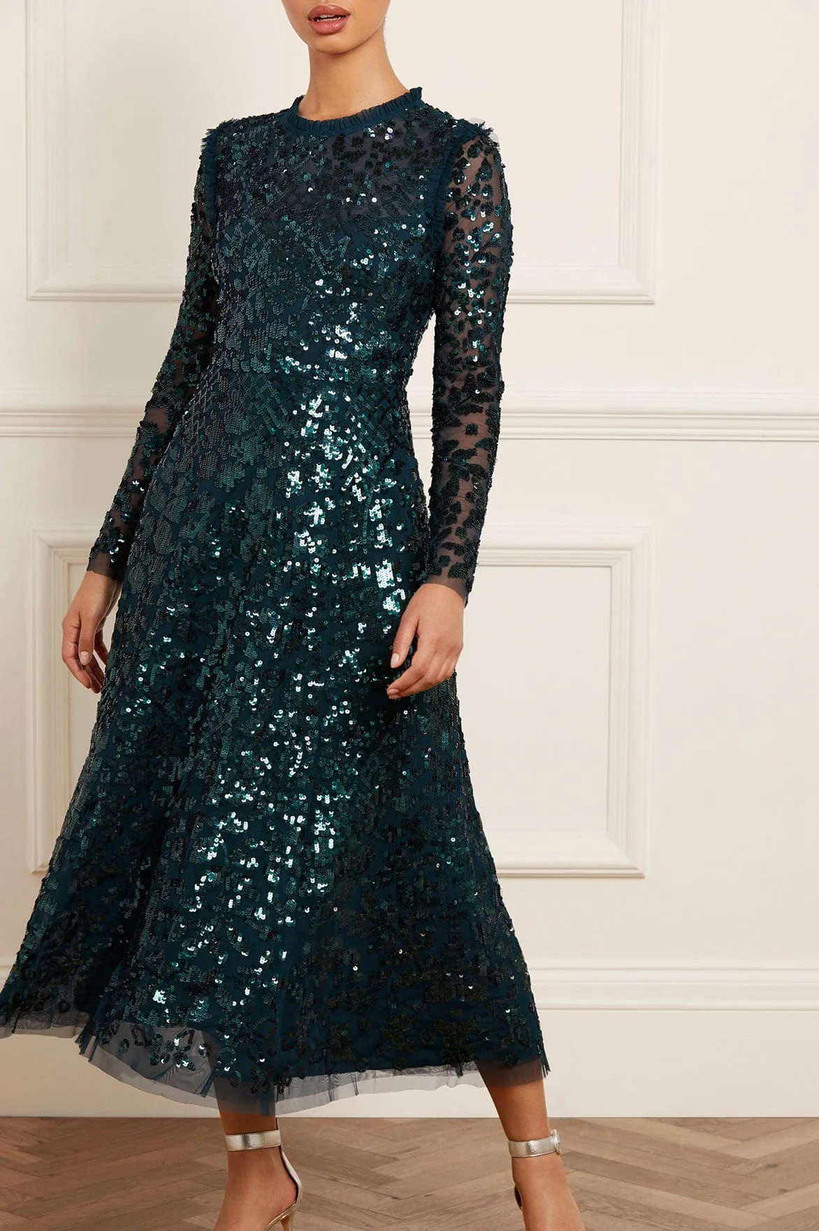 Aurelia Long Sleeve Ballerina Dress Noble Glow Lightweight-Comfort