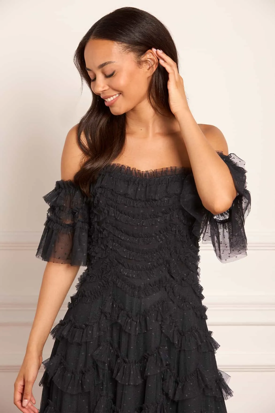 Aviana Off-Shoulder Gown Luxe Mood
