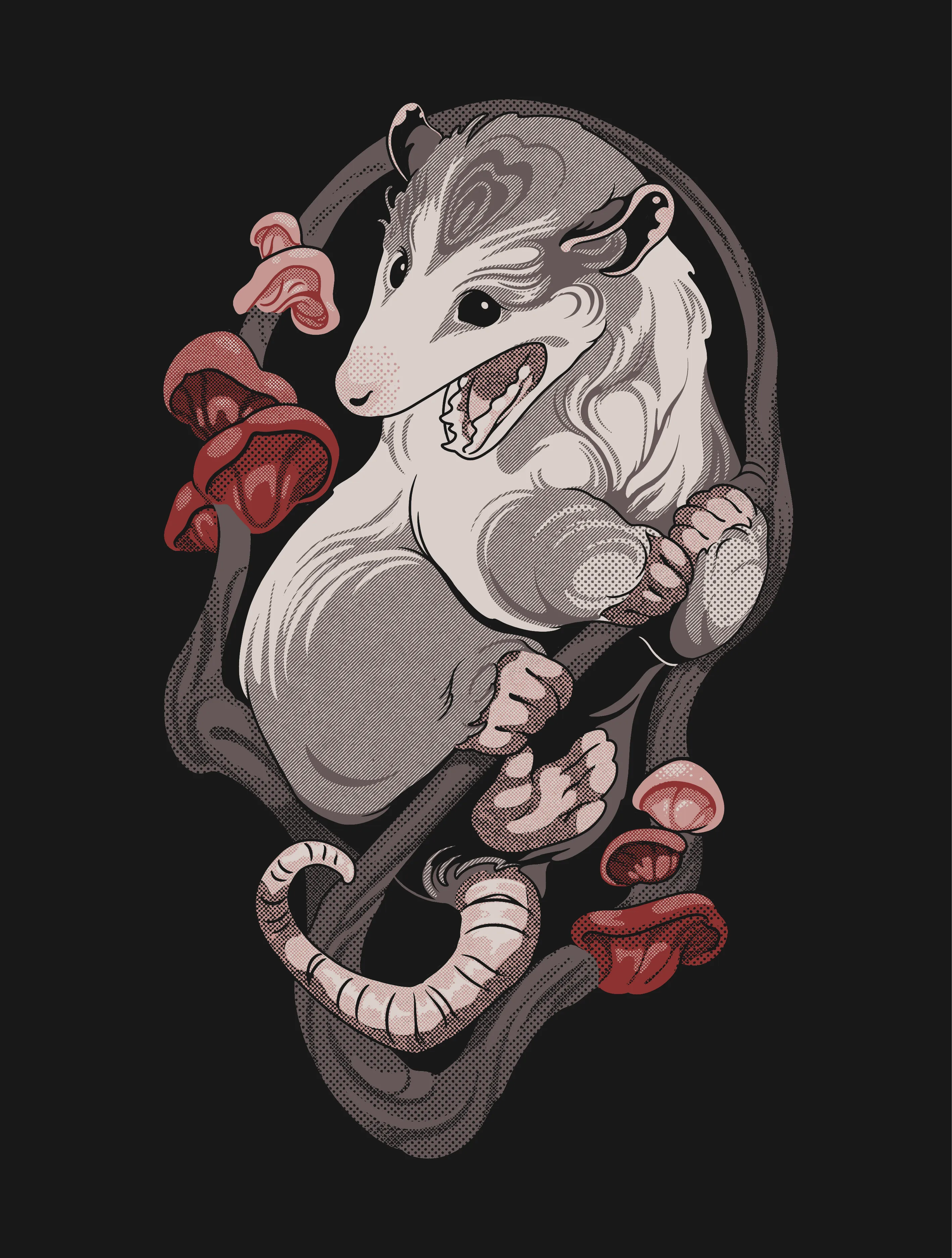 Anti microbial coating Awesome Opossum ?? Unisex T-Shirt