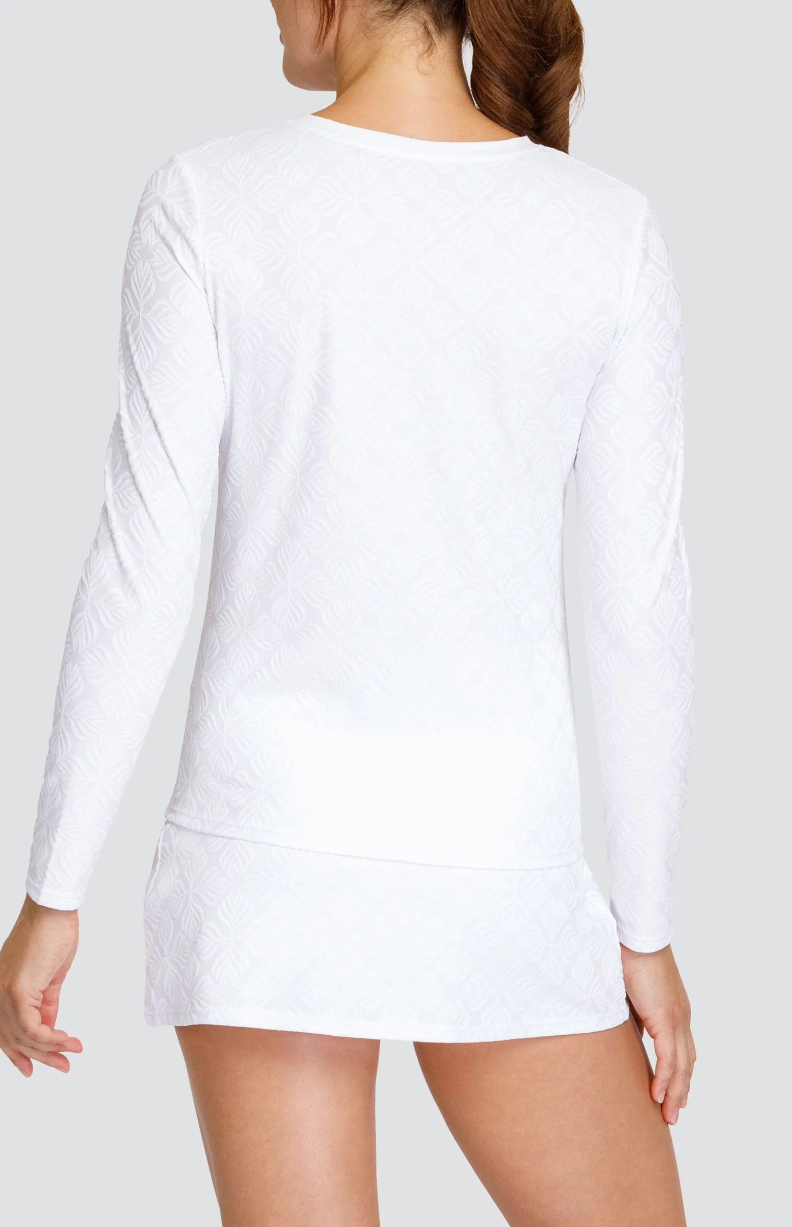 Cosima Top - Crystal Jacquard - FINAL SALE All-Season Wear Comfy Choice