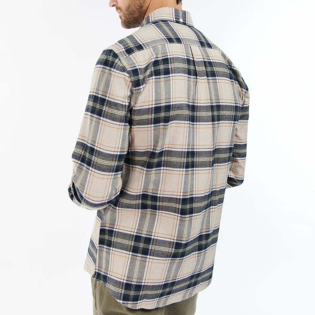 Barbour - Betsom Tailored Fit Shirt in Stone Marl loose fitting