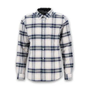 Barbour - Betsom Tailored Shirt in Stone Marl Ethically Sourced Material