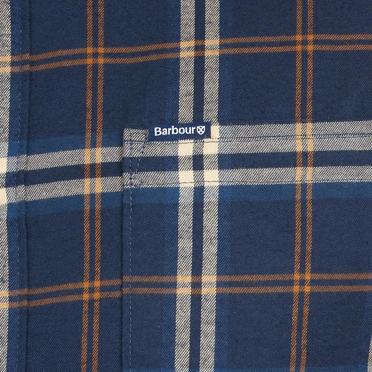 Barbour - Crossfell TF Shirt in Blue Practical Design AntiPilling