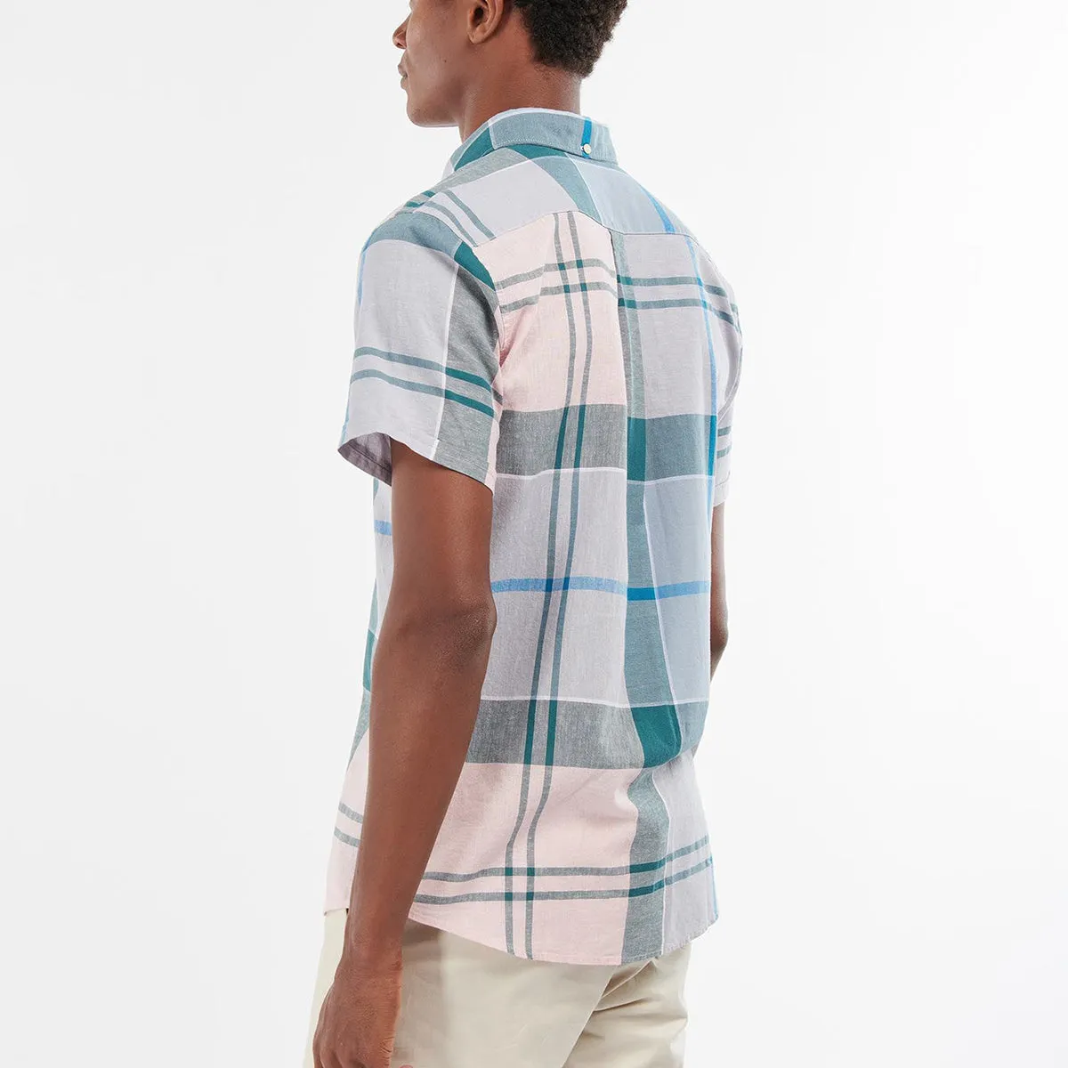 Simple and Light Customizable Barbour - Douglas SS TF Shirt in Pink