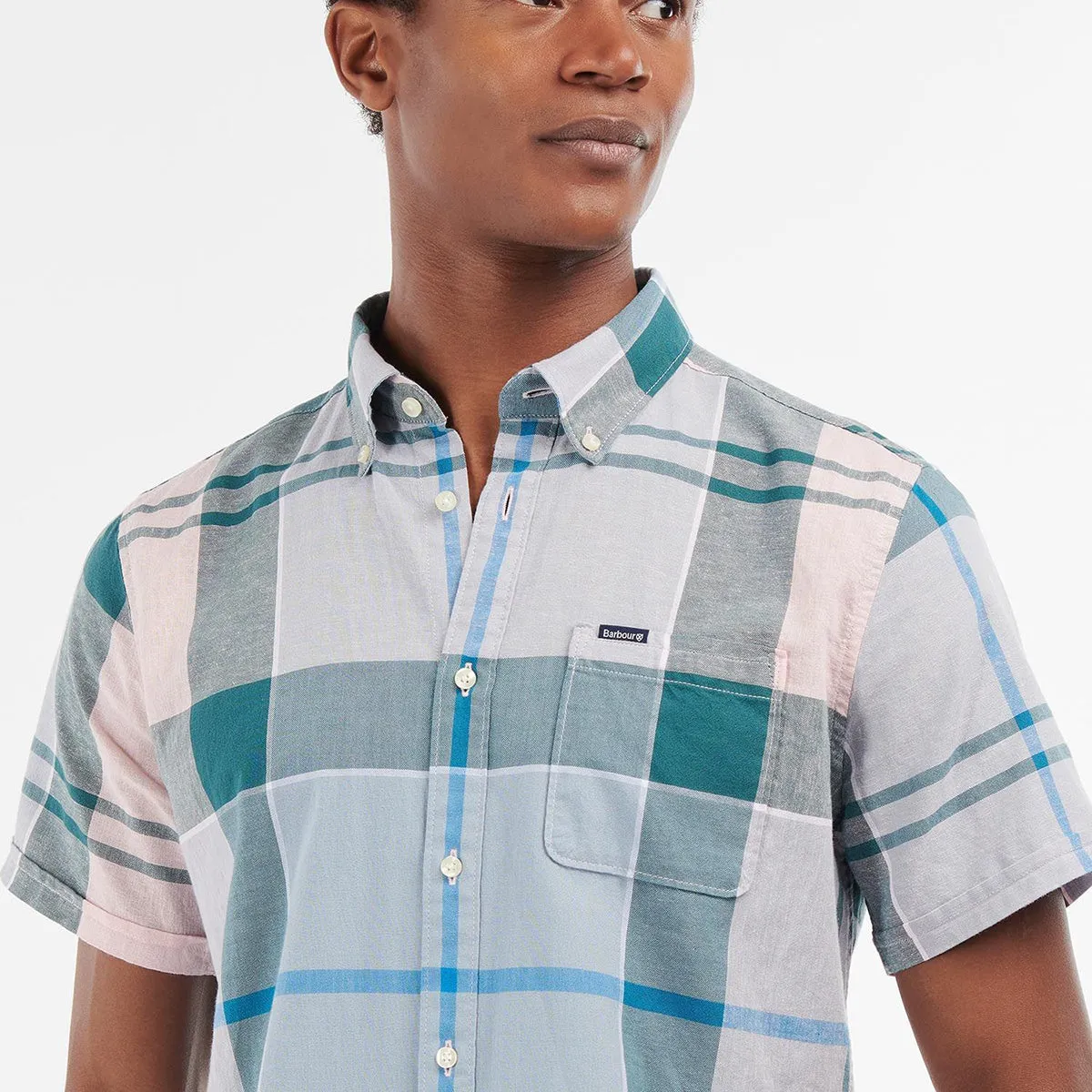 Quick Dry Fabric Barbour - Douglas SS TF Shirt in Pink