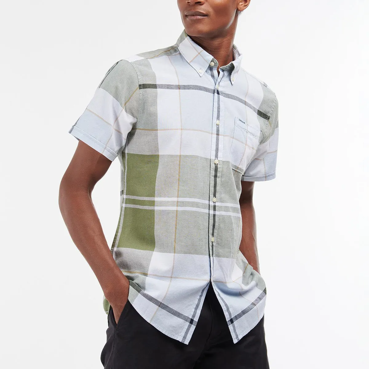 Barbour - Douglas SS TF Washed Shirt In Green Effortless Style Classic Layering