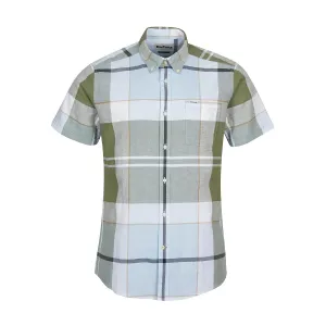 Barbour - Douglas SS TF Washed Shirt In Green Simple Comfort Look coordinate with other items