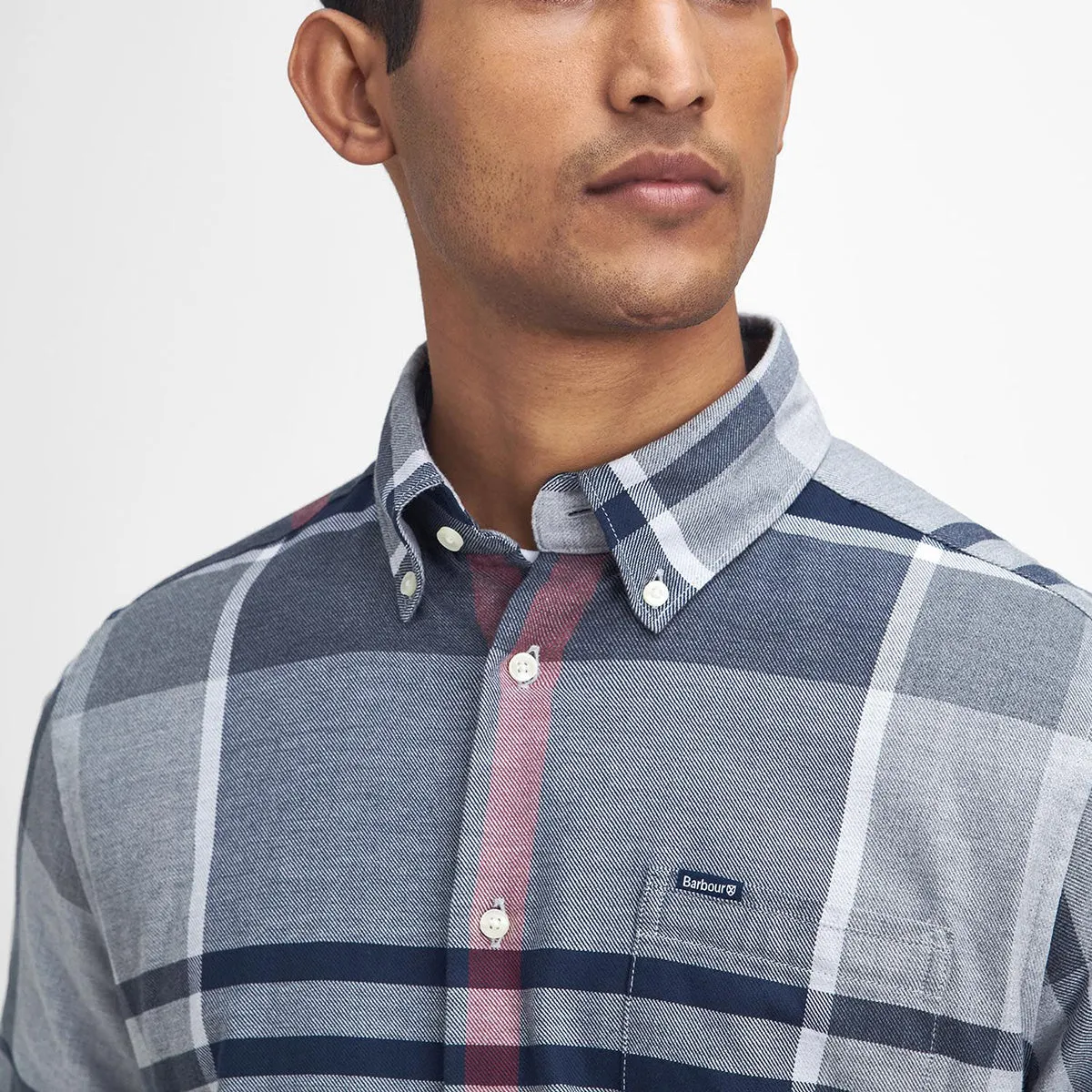 Comfortable Layer Performance Wear Barbour - Dunoon Tailored Fit Shirt in Blue Granite