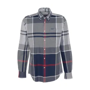 Sports Apparel Barbour - Dunoon Tailored Fit Shirt in Blue Granite