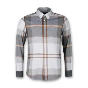 SlimFitDesign Barbour - Dunoon Tailored Fit Shirt in Greystone
