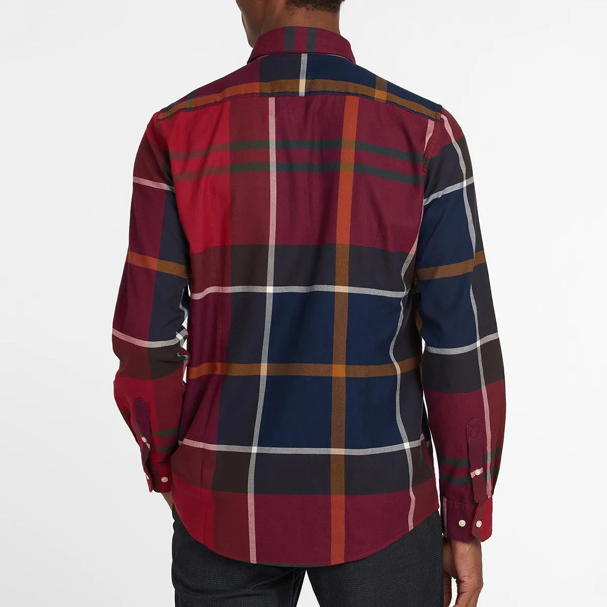 petite size Effortless Design Barbour - Dunoon Tailored Shirt in Red