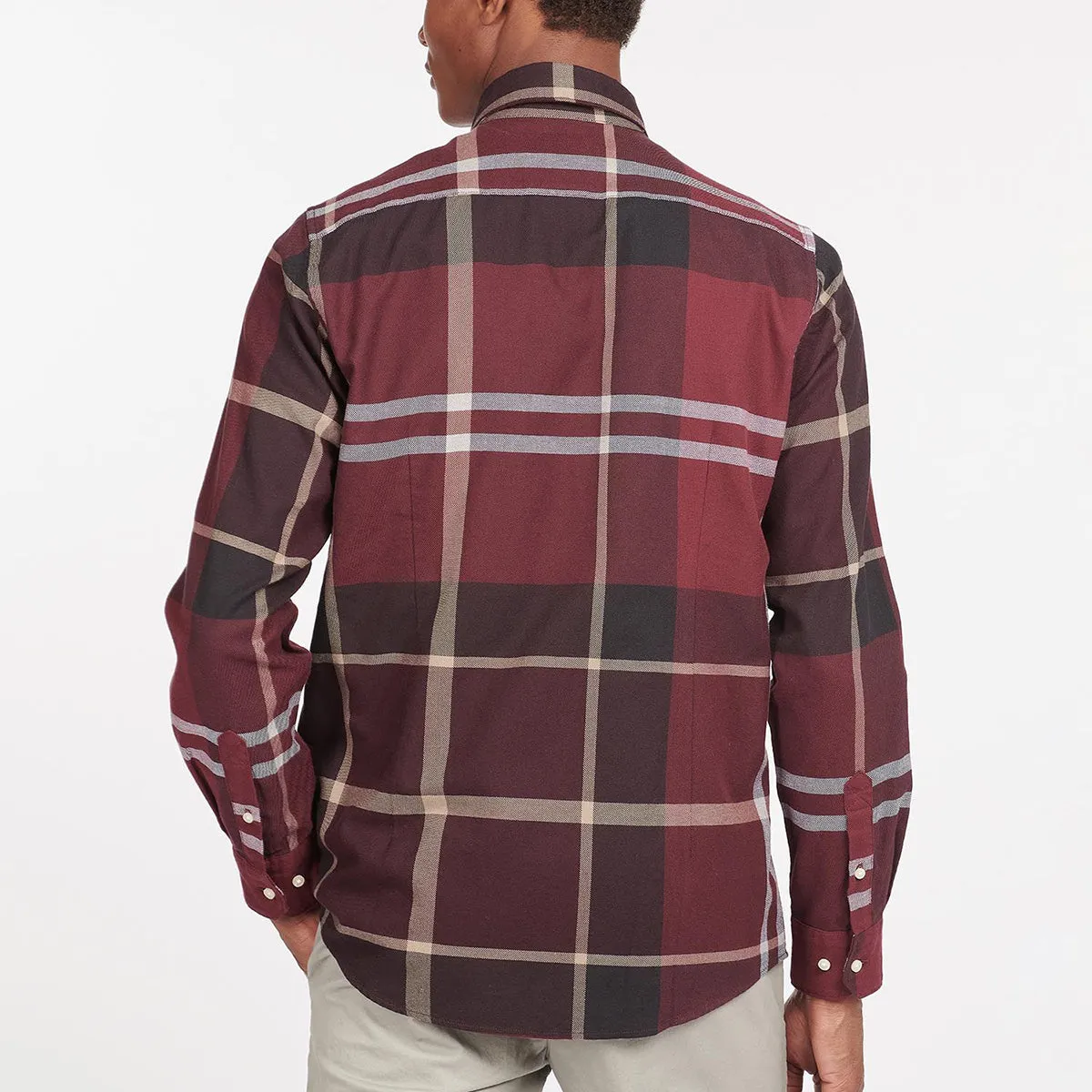 Barbour - Dunoon Tailored Shirt in Winter Red Fashionable Piece Stretch Design