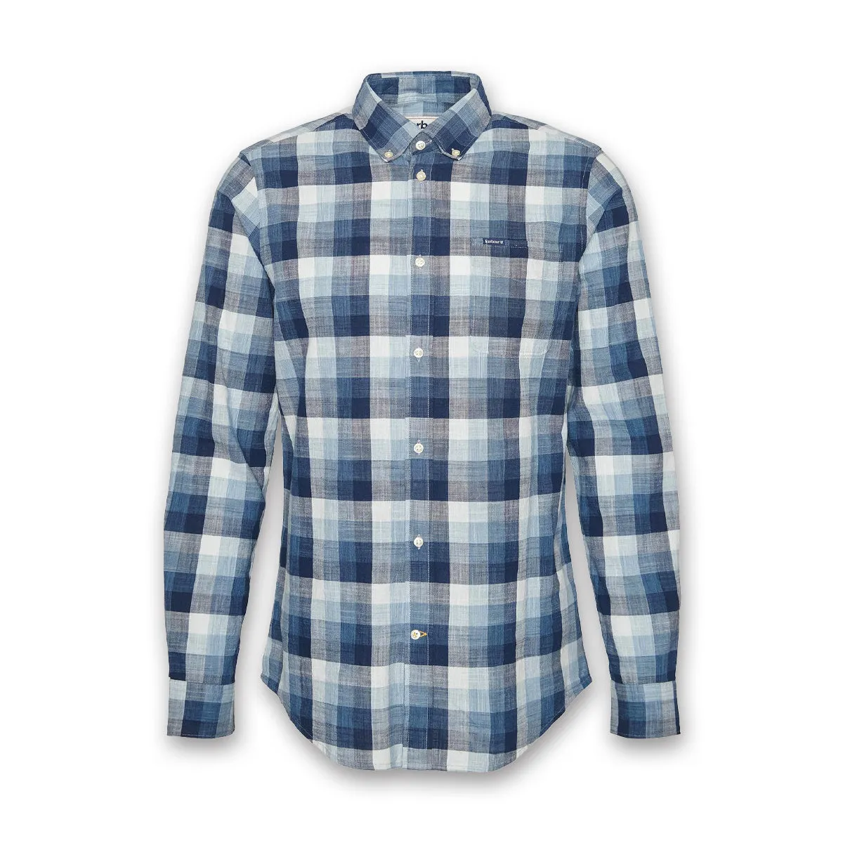 Casual All-Day Relaxed Layers Barbour - Hillroad Tailored Shirt in Navy