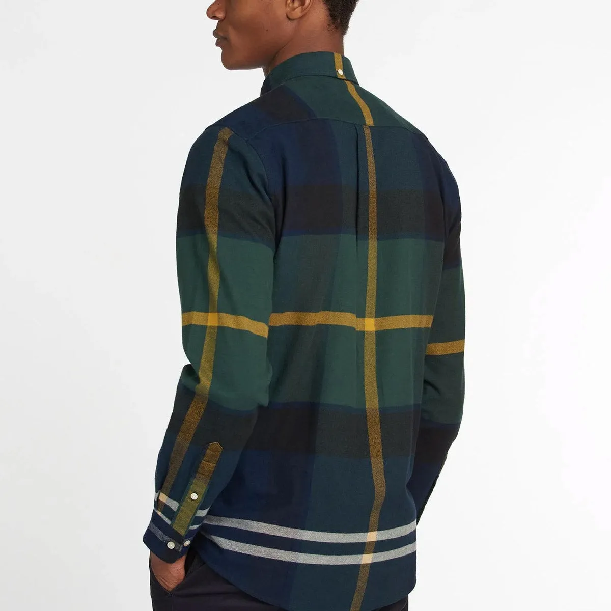Seasonal Smart Barbour - Iceloch Tailored Fit Shirt in Seaweed Tartan